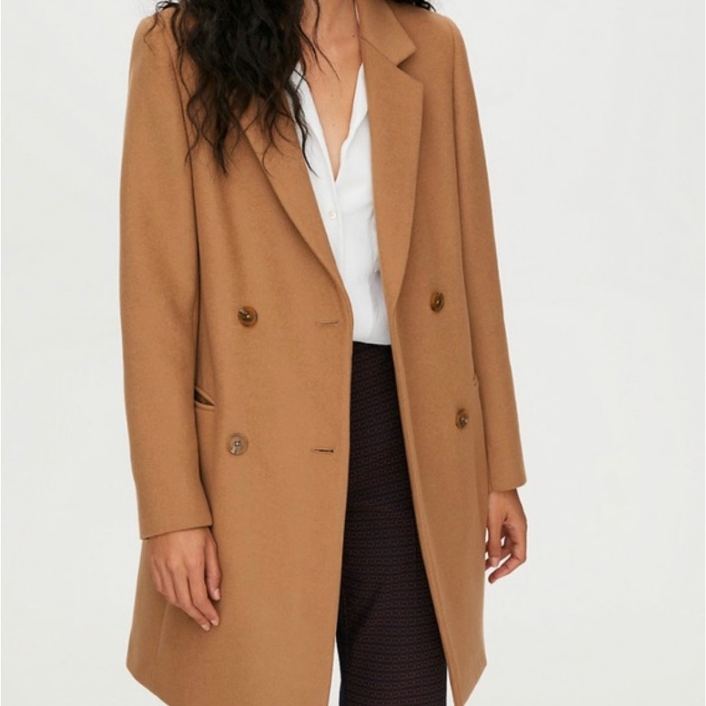 Aritzia Wilfred Harrington Wool Coat